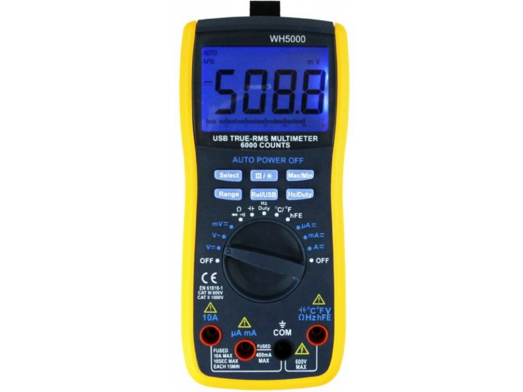 Мультиметр с функцией True RMS DT WH 5000 Автомат